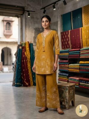 Mustard Yellow cordset